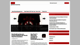 What Rocklinedropshipblog.com website looked like in 2020 (4 years ago)