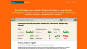 What Review.easycounter.com website looked like in 2020 (4 years ago)