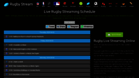 What Rugbystream.me website looked like in 2020 (4 years ago)