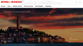 What Rovinj-tourism.com website looked like in 2020 (4 years ago)