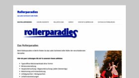 What Rollerparadies.de website looked like in 2020 (4 years ago)