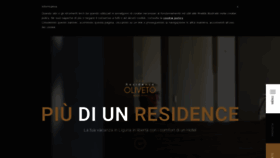 What Residenceoliveto.it website looked like in 2020 (4 years ago)