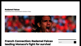 What Radamelfalcao9.com website looked like in 2020 (4 years ago)