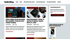 What Reddotblog.com website looked like in 2020 (4 years ago)