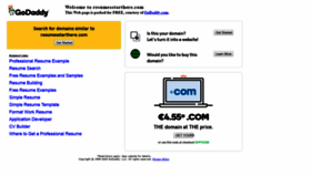 What Resumesstarthere.com website looked like in 2020 (4 years ago)