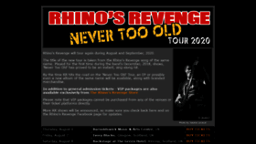 What Rhinosrevenge.com website looked like in 2020 (5 years ago)