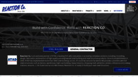 What Reactionco.com website looked like in 2020 (4 years ago)