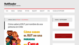 What Rutificador.cl website looked like in 2020 (4 years ago)
