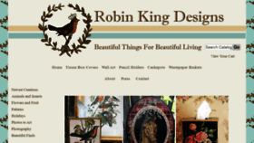 What Robinkingdesigns.com website looked like in 2020 (4 years ago)
