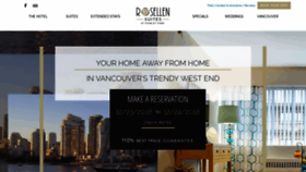 What Rosellensuites.com website looked like in 2020 (4 years ago)