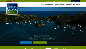What Russellaccommodation.co.nz website looked like in 2020 (4 years ago)