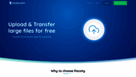 What Racaty.net website looked like in 2020 (4 years ago)