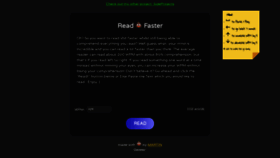 What Readshitfaster.com website looked like in 2020 (4 years ago)