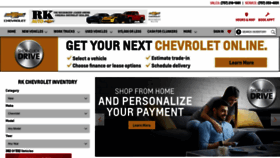 What Rkchevrolet.com website looked like in 2020 (4 years ago)