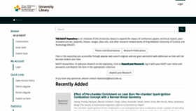 What Repository.kaust.edu.sa website looked like in 2020 (4 years ago)