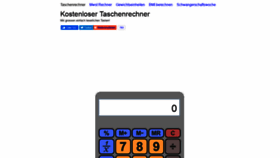 What Rechnerkostenlosonline.de website looked like in 2020 (4 years ago)