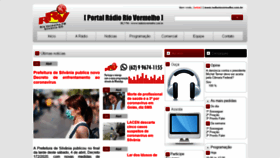 What Radioriovermelho.com.br website looked like in 2020 (4 years ago)
