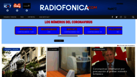 What Radiofonica.com website looked like in 2020 (4 years ago)