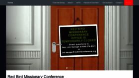 What Redbirdconference.org website looked like in 2020 (4 years ago)