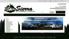 What Rvpartssierra.com website looked like in 2020 (4 years ago)