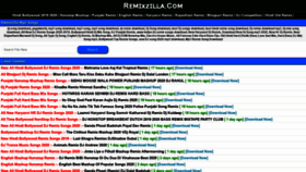 What Remixzilla.com website looked like in 2020 (4 years ago)