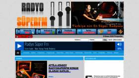 What Radyosuperfm.com website looked like in 2020 (4 years ago)