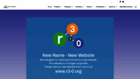 What Reporting3.org website looked like in 2020 (4 years ago)