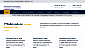 What Rtdatafeed.com website looked like in 2020 (4 years ago)