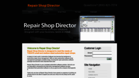 What Repairshopdirector.com website looked like in 2020 (4 years ago)