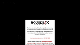 What Roundboxcreative.com website looked like in 2020 (4 years ago)
