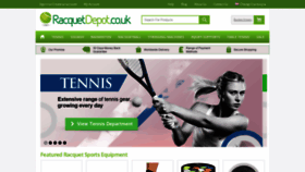 What Racquetdepot.co.uk website looked like in 2020 (4 years ago)