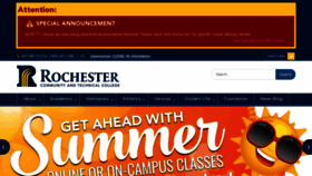 What Rctc.edu website looked like in 2020 (4 years ago)