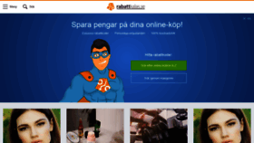 What Rabattkalas.se website looked like in 2020 (4 years ago)