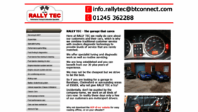 What Rallytec.co.uk website looked like in 2020 (4 years ago)