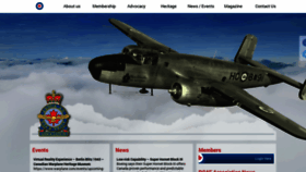 What Rcafassociation.ca website looked like in 2020 (5 years ago)