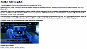 What Rosi-hat-schwein-gehabt.de website looked like in 2020 (4 years ago)