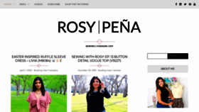 What Rosypena.com website looked like in 2020 (4 years ago)