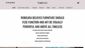 What Robicara.com website looked like in 2020 (4 years ago)