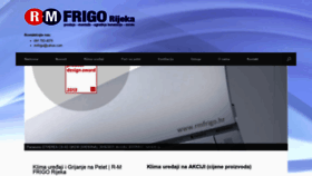What Rmfrigo.hr website looked like in 2020 (4 years ago)
