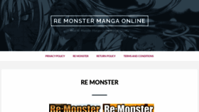 What Remonstermanga.com website looked like in 2020 (4 years ago)