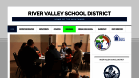 What Rivervalleyschools.org website looked like in 2020 (4 years ago)