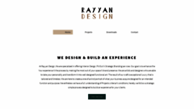 What Rayyandesign.com website looked like in 2020 (4 years ago)