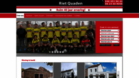 What Rietquadenmakelaars.nl website looked like in 2020 (4 years ago)