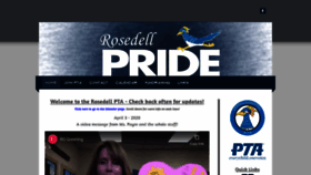 What Rosedellpta.com website looked like in 2020 (5 years ago)