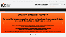 What Responsevehiclelighting.co.uk website looked like in 2020 (4 years ago)