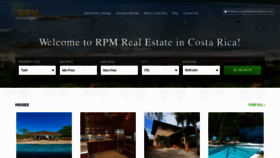 What Rpmrealestatecr.com website looked like in 2020 (4 years ago)