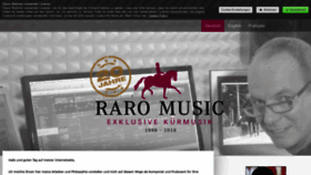 What Raro-music.de website looked like in 2020 (4 years ago)