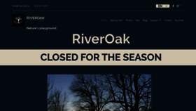 What Riveroak.ca website looked like in 2020 (4 years ago)