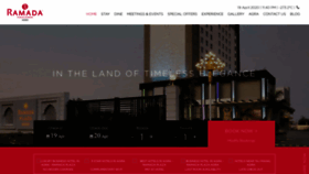What Ramadaplazaagra.com website looked like in 2020 (4 years ago)