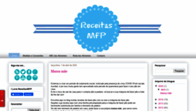 What Receitasmfp.com website looked like in 2020 (4 years ago)